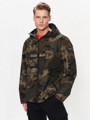 Napapijri Kurtka przejściowa Rainforest NP0A4H2P Khaki Regular Fit. Brązowe kurtki Napapijri, m, bez wzorów, z syntetyku, bez kaptura. Za 539.99 zł.