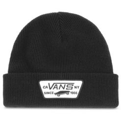 Czapka Vans. Czarne czapki zimowe Vans, bez wzorów. Za 119.99 zł.