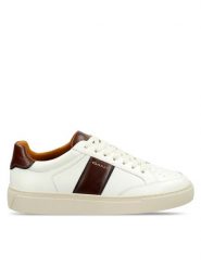 Gant Sneakersy 31631996 Biały. Białe buty sportowe casual GANT, bez wzorów, ze skóry, bez zapięcia. Za 539.99 zł.
