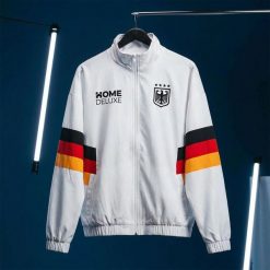 Kurtka treningowa Niemcy Biała - Rozmiar: XXL. Białe kurtki HOME DELUXE, s, bez wzorów, z elastanu, bez kaptura. Za 261.99 zł.