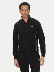 Alpha Industries Bluza Small Logo 156305 Czarny Regular Fit. Czarne bluzy Alpha Industries, m, bez wzorów, z bawełny, bez kaptura. Za 219.99 zł.