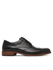 Clarks Półbuty CraftRemi Tip 26186390 Czarny. Czarne eleganckie półbuty Clarks, bez wzorów, ze skóry, bez obcasa, bez zapięcia. Za 519.99 zł.