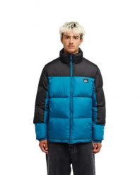 Kurtka puchowa dla Mężczyzn COLD DAYS Niebieski. Brązowe kurtki Quiksilver, l, bez wzorów, z materiału, bez kaptura. Za 549.99 zł.