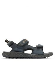 Columbia Sandały Konos Hiker 3-Strap 2121571 Szary. Szare sandały Columbia, z materiału, bez zapięcia. Za 229.99 zł.