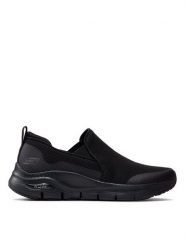 Skechers Sneakersy Banlin 232043/BBK Czarny. Czarne buty sportowe casual Skechers, bez wzorów, z materiału, bez zapięcia. Za 319.99 zł.