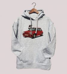 Renault 5 — bluza (Rozmiar: 5 - 6 lat; Kolor bluzy: szary; Rodzaj nadruku: Renault 5). Szare bluzy nikiniki, bez wzorów, z bawełny, z kapturem. Za 129.00 zł.