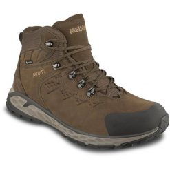 Buty trekkingowe męskie MEINDL Menorca Walker Mid, z membraną Gore-Tex. Brązowe buty turystyczne MEINDL, bez wzorów, z gore-texu, bez zapięcia, trekkingowe, gore-tex. Za 1,199.90 zł.