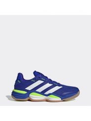 Adidas Buty halowe "Stabil 16" w kolorze granatowo-białym rozmiar: 45. Białe buty treningowe Adidas, bez wzorów, z materiału. Za 529.95 zł.