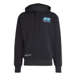 Bluza z kapturem Mercedes - AMG Petronas Formula One Team George Russell Graphic. Czarne bluzy Adidas, xl, bez wzorów, z kapturem. Za 329.00 zł.