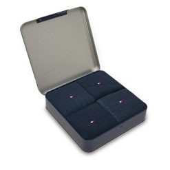 Skarpety długie Tommy Hilfiger. Niebieskie skarpety Tommy Hilfiger, bez wzorów. Za 149.99 zł.