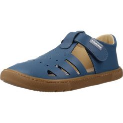 Sandały TITANITOS L540 RAIMUNDO Niebieski. Niebieskie sandały TITANITOS, ze skóry, bez zapięcia. Za 252.99 zł.