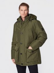 Boss Kurtka zimowa Osiass 50477966 Khaki Relaxed Fit. Brązowe kurtki Boss, na zimę, m, bez wzorów, z syntetyku, bez kaptura. Za 869.99 zł.