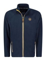 Geographical Norway Kurtka polarowa "Tugim" w kolorze granatowym rozmiar: XXL. Niebieskie kurtki Geographical Norway, xxl, bez wzorów, z polaru, bez kaptura. Za 92.86 zł.