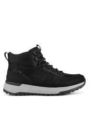 Rieker Revolution Lifestyle Trzewiki U0172-00 Czarny. Czarne botki sznurowane Rieker Revolution Lifestyle, bez wzorów, ze skóry, bez obcasa, bez zapięcia. Za 471.00 zł.