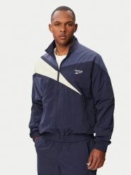 Reebok Bluza Borys RK25720CCM Granatowy Relaxed Fit. Niebieskie bluzy Reebok, m, bez wzorów, z syntetyku, bez kaptura. Za 319.99 zł.