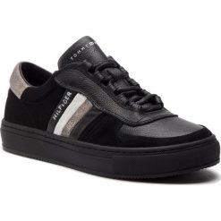 Sneakersy TOMMY HILFIGER - Leather Mix Corporate Sneaker FM0FM02022 Black 990. Czarne buty sportowe casual marki Tommy Hilfiger, z materiału. Za 599.00 zł.