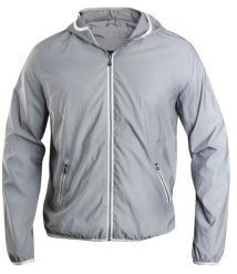 Clique Hardy Reflective Kurtka męska – wiatrówka odblaskowa. Szare kurtki CLIQUE, m, bez wzorów, z kapturem. Za 337.93 zł.