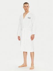 EA7 Emporio Armani Szlafrok 7M000441 AF14014 U0002 Biały. Białe szlafroki EA7 Emporio Armani, l, bez wzorów, z bawełny, bez ramiączek, bez kaptura. Za 499.99 zł.