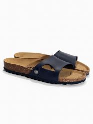 BACKSUN Klapki "Gecko" w kolorze granatowym rozmiar: 40. Niebieskie klapki Backsun. Za 154.95 zł.