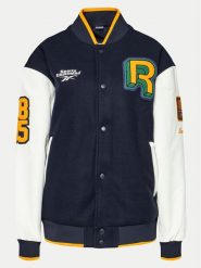 Reebok Kurtka bomber Hrn Si Var 100202342 Granatowy Regular Fit. Niebieskie kurtki Reebok, m, bez wzorów, z syntetyku, bez kaptura. Za 819.99 zł.