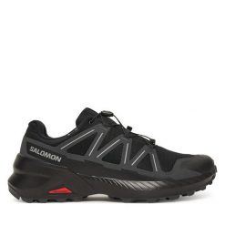 Buty do biegania Salomon. Czarne buty do biegania Salomon, bez wzorów, z gore-texu, bez zapięcia, do biegania, salomon speedcross, gore-tex. Za 569.99 zł.