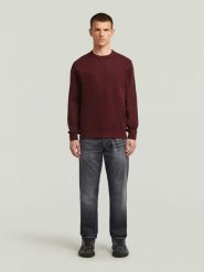 G-Star Bluza "Nifous" w kolorze bordowym rozmiar: M. Czerwone bluzy G-Star, m, bez wzorów, z bawełny, bez kaptura. Za 154.95 zł.