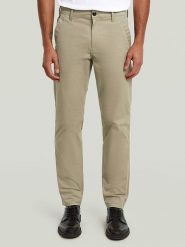 G-Star Spodnie chino w kolorze beżowym rozmiar: W34/L32. Brązowe eleganckie spodnie G-Star, l, retro. Za 184.46 zł.