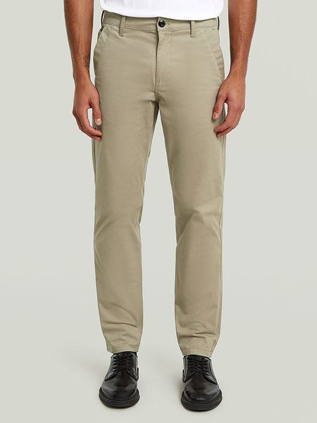 G-Star Spodnie chino w kolorze beżowym rozmiar: W34/L32. Brązowe eleganckie spodnie G-Star, l, retro. Za 179.64 zł.