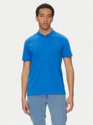 Blend Polo 20717857 Niebieski Regular Fit. Niebieskie koszulki polo Blend, m, bez wzorów, z bawełny, bez kołnierzyka, bez ramiączek. Za 49.99 zł.