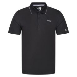 Polo Regatta Maverick V Active. Niebieskie koszulki polo Regatta, m, bez wzorów, z poliesteru, bez kołnierzyka, bez ramiączek. Za 85.20 zł.