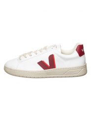 Veja Sneakersy "Urca" w kolorze biało-czerwonym rozmiar: 44. Białe buty sportowe casual Veja, bez wzorów, bez zapięcia. Za 439.24 zł.