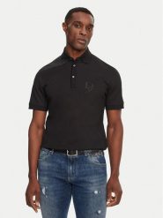Dolce&Gabbana Polo G8SG0Z G7N4P Czarny Regular Fit. Czarne koszulki polo Dolce&Gabbana, m, bez wzorów, z bawełny, bez kołnierzyka, bez ramiączek. Za 2,289.00 zł.
