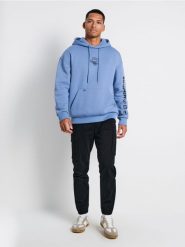 Bluza Minionki - szary. Szare bluzy z kapturem Sinsay, l, bez wzorów, z kapturem. Za 69.99 zł.