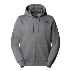 Bluza The North Face Simple Dome Full Zip. Szare bluzy The North Face, m, bez wzorów, bez kaptura. Za 329.99 zł.
