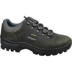 Buty do chodzenia męskie Grisport Grigio Dakar. Brązowe buty trekkingowe Grisport, bez wzorów, z materiału, bez zapięcia. Za 299.99 zł.