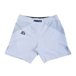Spodenki treningowe męskie MANTO Flow. Białe szorty Manto, m, bez wzorów, sportowe. Za 189.00 zł.
