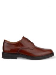 ECCO Półbuty Metropole London 52560401053 Brązowy. Brązowe eleganckie półbuty ecco, bez wzorów, ze skóry, bez obcasa, bez zapięcia. Za 489.99 zł.
