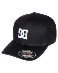 Czapka Flexfit® dla Mężczyzn CAP STAR 2 Czarny. Czarne czapki z daszkiem DC Shoes, bez wzorów, z bawełny. Za 149.99 zł.