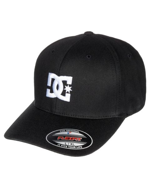 Czapka Flexfit® dla Mężczyzn CAP STAR 2 Czarny. Czarne czapki z daszkiem DC Shoes, bez wzorów, z bawełny. Za 149.99 zł.