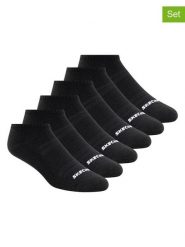 Skechers Skarpety (6 par) w kolorze czarnym rozmiar: 37-40,5. Czarne skarpety Skechers, bez wzorów, ze splotem. Za 30.99 zł.