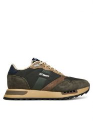 Blauer Sneakersy F5RYDER01/NYN Zielony. Zielone buty sportowe casual Blauer, bez wzorów, ze skóry, bez zapięcia. Za 459.99 zł.