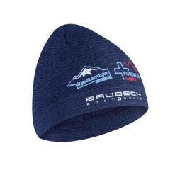 Czapka wełniana unisex Brubeck #JESTEMZGOR #WSPIERAMGOPR. Niebieskie czapki zimowe Brubeck, bez wzorów, z elastanu. Za 79.99 zł.