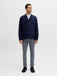Jack & Jones Spodnie chino w kolorze szarym rozmiar: W32/L34. Szare eleganckie spodnie Jack & Jones, l. Za 174.95 zł.