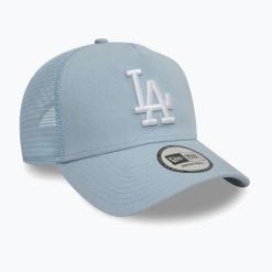 Czapka z daszkiem New Era League Essential Trucker Los Angeles Dodgers. Niebieskie czapki z daszkiem New Era, na zimę, bez wzorów. Za 129.99 zł.