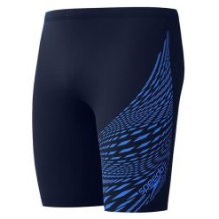 Kąpielówki męskie spodenki kąpielowe Speedo Medley Logo. Niebieskie odzież kąpielowa Speedo, m, bez wzorów, sportowe. Za 271.85 zł.