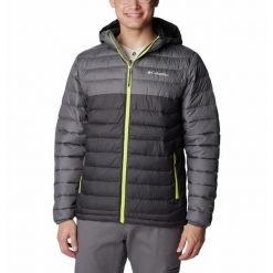 Kurtka Turystyczna Puchowa Męska Columbia Powder Lite Hooded Jacket. Szare kurtki Columbia, m, bez wzorów, z puchu, bez kaptura. W wyprzedaży za 469.00 zł.