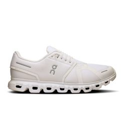 On Cloud 6 M White | White Sneakersy męskie. Białe buty sportowe casual On, bez wzorów, bez zapięcia. Za 649.99 zł.