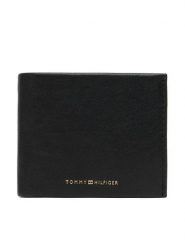 Tommy Hilfiger Portfel Th Seasonal Cc And Coin AM0AM14795 Czarny. Czarne portfele Tommy Hilfiger, bez wzorów, ze skóry. Za 329.99 zł.