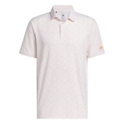 Koszulka polo z nadrukiem adidas Ultimate365 Climacool. Białe koszulki polo Adidas, m, bez wzorów, bez kołnierzyka, bez ramiączek, na golfa. Za 340.00 zł.