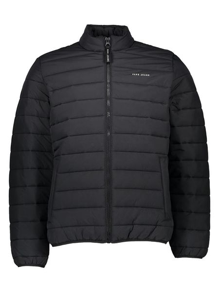 Pepe Jeans Kurtka pikowana w kolorze czarnym rozmiar: L. Czarne kurtki Pepe Jeans, l, bez wzorów, z jeansu, bez kaptura. Za 227.85 zł.